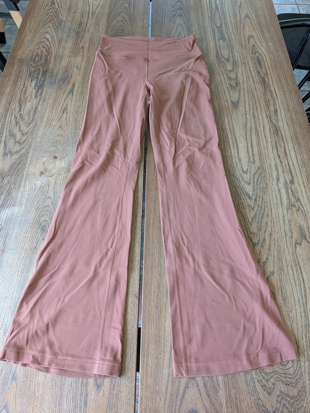 Lululemon Align High Rise Yoga Flare Pants Terra Cotta Color 33" Inseam Size 8